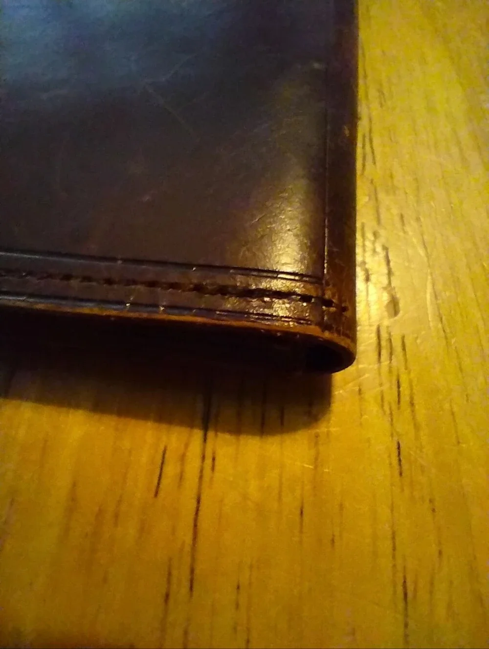 💼 Antique Leather Pocketbook/Billfold